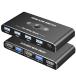 KVM переключатель HDMI 2 ввод 1 мощность Movcle USB3.0 переключатель 5Gbps высокая скорость пересылка KVM USB переключатель персональный компьютер 2 шт. клавиатура 