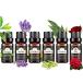 Poven aroma масло 6 вида комплект эфирное масло натуральный 100%. масло лаванда / сорго лимонное / сладкий orange / rose / эвкалипт /te