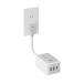  удлинитель короткий .20cm 0.2m usb розетка разветвитель usb имеется type-c 0.2m TESSAN 3 шт AC.1 шт USB-