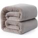Hansleep одеяло одиночный зимний покрывало 100x140cm темно-серый ju микроволокно мягко ощущение фланель .