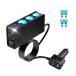 BESTEK прикуриватель 3 полосный USB автомобильный зарядное устройство QC3.0 &amp; PD30W внезапный скорость зарядка соответствует напряжение * электрический ток отображать функция установка 12V/24V автомобильный pra 