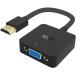 ICZI HDMI-VGA(D-SUB)Ѵץ hdmi Ѵ ץ ֥ ֥å 1080pб HDMI  to VGA