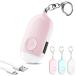 Hion персональная сигнализация большой громкость 130dB LED с подсветкой сигнализация водонепроницаемый ученик начальной школы девочка мужчина женщина взрослый ребенок предотвращение преступления товары ( розовый )