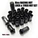 KICS ���[�V���O ���b�N�i�b�g�Z�b�g L40 17HEX M12xP1.25 5���p 20�� �ђʃ^�C�v �N�������� �X�Y�L �X�o�� ���Y KRN3BK