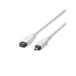 IEEE1394�����֥� 9pin-4pin 1m �ۥ磻�� ���쥳�� IE-941WH (61-3648-06)