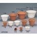 koruti pot терракота Brown φ540×352mm Iris o-yama18 go (62-0917-52)