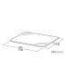 10R прозрачный безопасность стекло доска W120cm для ( полный размер :W119.8cm) 8mm толщина D40cm 61-37-22-5