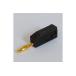 Mini Mini banana штекер чёрный JL-0222MINIP-B (63-3105-24)