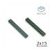 M5Stack для 2×15 булавка header / булавка комплект головок M5Stack M5STACK-BUS-SOCKET (63-3116-97)