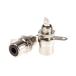 RCA гнездо женский никель ...1 пакет 5 штук RS Pro 411-071 (63-4616-77)