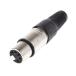 XLR коннектор женский 5 высшее распорка серебряный ...RS Pro 457-964 (63-4627-70)