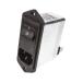 IEC фильтр мужской IEC стандарт C14 panel крепление 5x20mm 2A 250 V ac