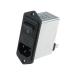 IEC фильтр мужской IEC стандарт C14 panel крепление 5x20mm 6A 250 V ac