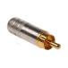 RCA штекер мужской золотой ...Switchcraft 3502AAU (63-4772-88)