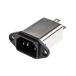 IEC фильтр мужской IEC стандарт C14 panel крепление 3A 250 V ac Schaffner FN9222-3-06 (63-4798-26)