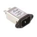 IEC фильтр мужской IEC стандарт C14 panel крепление 10A 250 V ac