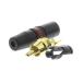 RCA штекер мужской золотой ...Neutrik Neutrik NYS373-2 (63-4799-43)