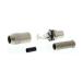 RCA гнездо женский никель ...1 пакет 5 штук RS Pro 484-9332 (63-4818-92)