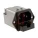 IEC коннектор мужской panel крепление 6A 5x20mm Schurter 5220.0623.1 (63-5160-04)