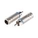 RCA штекер мужской никель ...1 пакет 5 штук RS Pro 411-065 (63-6637-31)