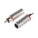 RCA штекер мужской никель ...1 пакет 5 штук RS Pro 411-104 (63-6637-33)