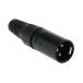 XLR коннектор мужской 3 высшее распорка кабель крепление серебряный ...RS Pro 455-122 (63-6652-95)