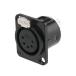 XLR коннектор женский 5 высшее распорка panel крепление RS Pro 457-932 (63-6653-91)