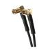 SMA r/a plug to r/a plug cable,RG174,.5m