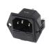 IEC штекер C14 мужской винт установка 10A 5 x 20mm RS Pro 811-7235 (63-8014-43)