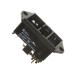 IEC фильтр мужской IEC стандарт C14 panel крепление 2 плавкий предохранитель 5 x 20mm 10A 250 V ac 1 коробка 50 штук 