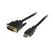 6ft HDMI to DVI Multimedia Cable StarTech.com HDMIDVIMM6 (63-9837-32)