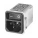 IEC фильтр мужской IEC стандарт C14 зажим in 4A 250 V ac Schurter DC12.3102.101 (64-0064-86)