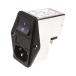 IEC фильтр мужской IEC стандарт C14 panel крепление 4A 250 V ac 1 коробка 10 штук (64-0102-20)