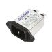 IEC фильтр мужской panel крепление 10A 250 V ac/dc Deltron RID1042H (64-0554-71)