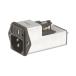 IEC фильтр мужской IEC стандарт C14 винт 1 2 плавкий предохранитель 5 x 20mm 4A 125 V ac,250 V ac (64-1267-96)