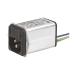 IEC фильтр мужской IEC стандарт C14 винт 1 2 плавкий предохранитель 5 x 20mm 4A 125 V ac,250 V ac (64-1268-10)
