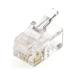 RJ10 ⥸顼ͥ 4P4C  1 5 MH Connectors MHRJ114P4CR (64-1410-92)