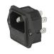 IEC коннектор C14 мужской винт установка 10A 5 x 20mm 1 коробка 50 штук Schurter 6200.2300 (64-1677-60)