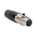 XLR коннектор женский 5 высшее распорка кабель крепление серебряный ...Switchcraft TA5FLX (64-1731-24)