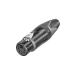 XLR коннектор женский 5 высшее распорка кабель крепление никель сверху . золотой ...(64-1741-94)