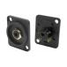  four n Jack женский 6.35 mm panel крепление моно 1 пакет 3 штук RS Pro 175-0154 (64-2707-44)