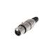 XLR коннектор женский 5 высшее кабель крепление серебряный ...Roxburgh EMC 700-0500 (64-2887-72)