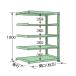 ̥å ꡼ 5 Ϣ ٽ300kg/ 1800900600mm ޷° MG1809L05R (65-1736-04)