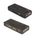 4 порт USB подключение KVM переключатель аудио соответствует / кабель приложен 4 шт. для PC персональный компьютер /CPU переключатель черный (65-1893-98)