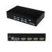 1U подставка крепление соответствует 4 порт одиночный VGA дисплей соответствует USB подключение KVM переключатель PC персональный компьютер CPU переключатель OSD функция 