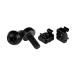 M6 винт 12mm & клетка гайка 100 комплект черный StarTech.com CABSCREWM62B (65-1902-77)