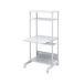 650x700x1400mm компьютерный стол Sanwa Supply EA954HC-412B (65-3900-27)