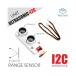 M5Stack для ультразвук .. единица I2C RCWL-9620 M5Stack M5STACK-U098-B1 (67-0435-11)
