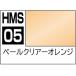 GSIkre мужской HMS05 водный 30 MINUTES SISTERS цвет бледный прозрачный orange глянец 10ml 30MS