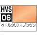 GSIkre мужской HMS06 водный 30 MINUTES SISTERS цвет бледный прозрачный Brown глянец 10ml 30MS